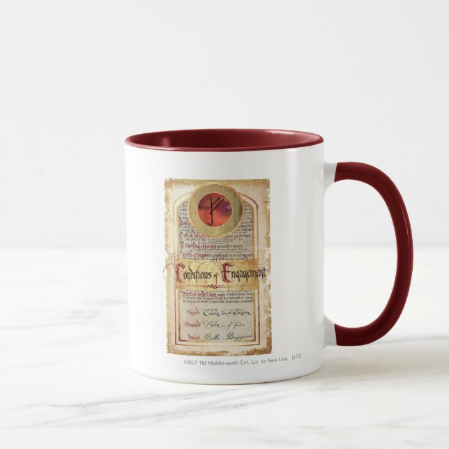 Tasse Conditions du Fiançailles (Droite)