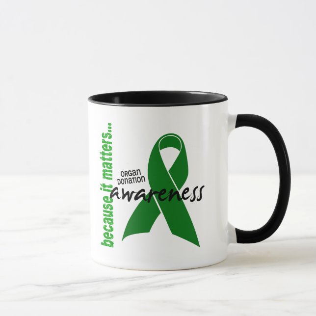 Tasse Conscience de donation d'organe (Droite)