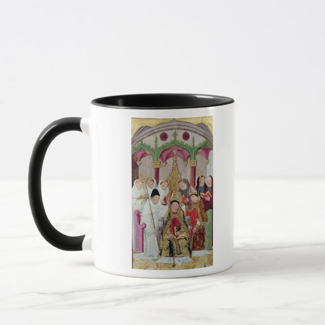 Tasse Consécration d'un évêque, école Valencian (Gauche)