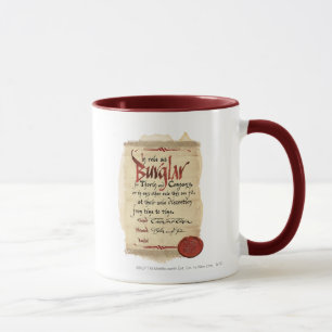 Tasse Contrat de cambrioleur