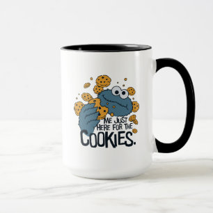 Tasse Cookie Monster   Je suis juste ici pour les cookie