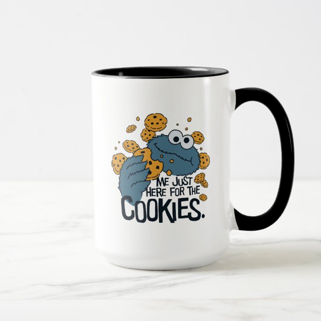 Tasse Cookie Monster | Me Just Here pour les cookies (Droite)