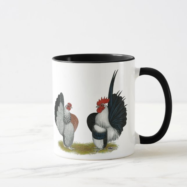 Tasse Coqs nains de Serama (Droite)