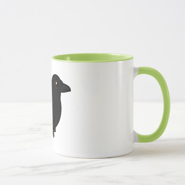 Tasse Corneille américaine de Birdorable (Droite)