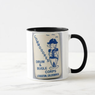 Tasse corps de tambour et de bugle de commodore de
