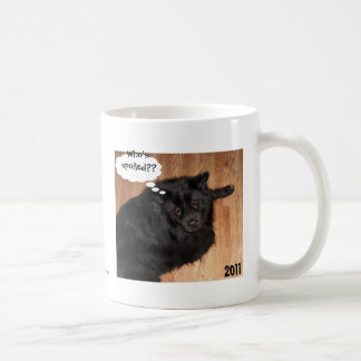 Tasse corrompue de coutume de chien
