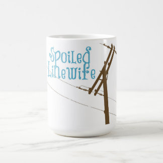 Tasse corrompue de Linewife {bleu/brun}
