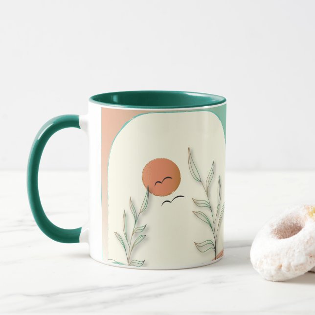 Tasse Coucher de Soleil (Avec donut)