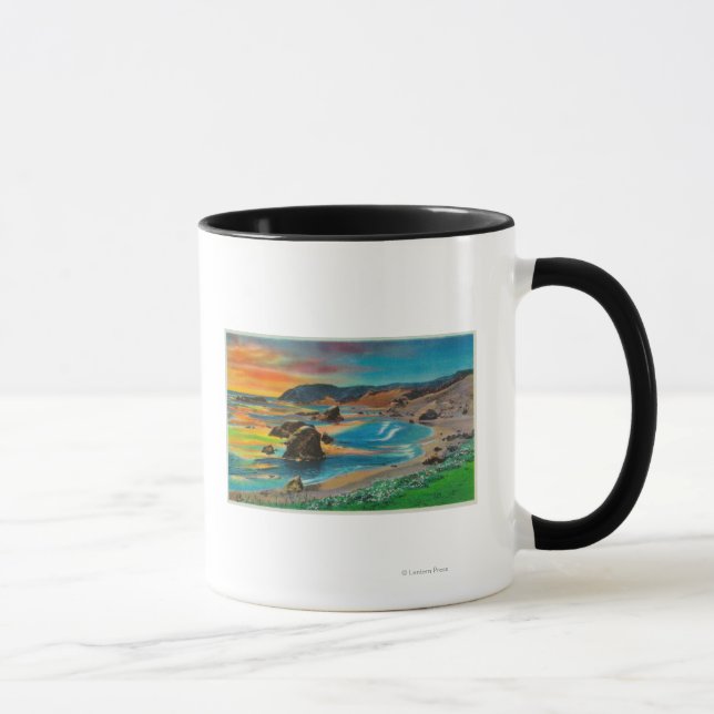 Tasse Coucher de soleil au Cap San SebastianCoast (Droite)