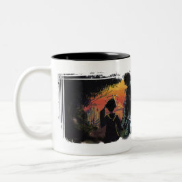 Tasse - coucher du soleil lo-fi par micgurro