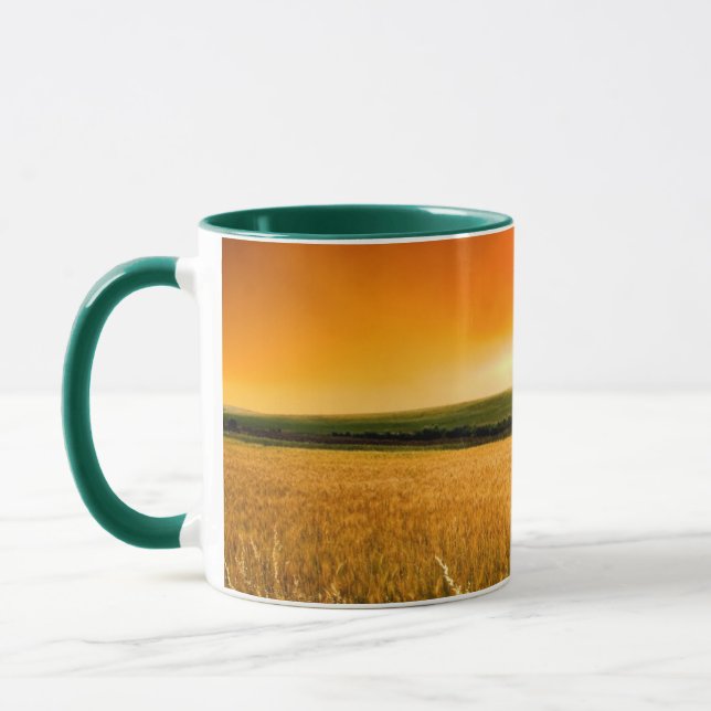 Tasse Coucher du soleil rouge sang (Gauche)