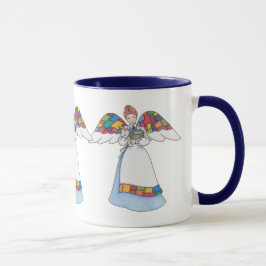 Tasse Country Angel (Bleu)