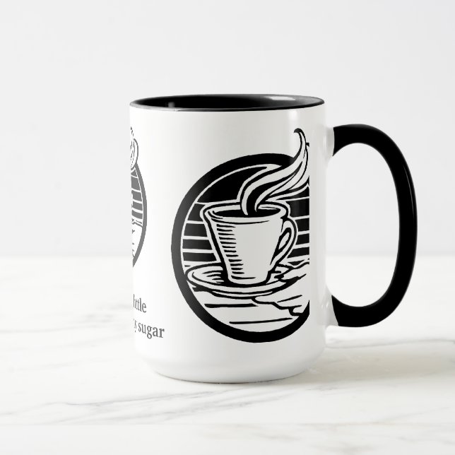 Tasse Coupe de café Humour-Mug personnalisable (Droite)
