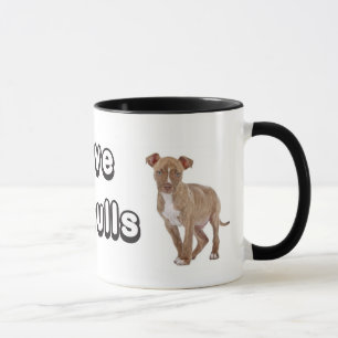 Tasse Coupe de football des Chiens coquelicots d'amour