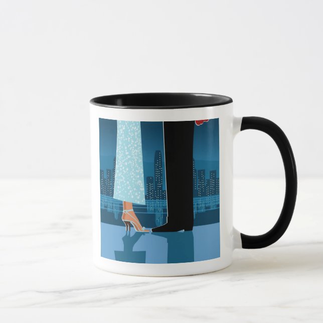 Tasse Couples romantiques dans la ville (Droite)
