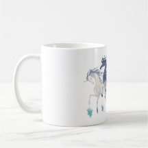 Tasse courante de licornes