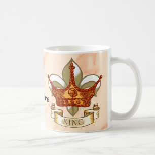 Tasse Couronne Bannière Roi