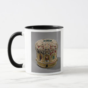 Tasse Couronne de mitre réglée avec des perles et de