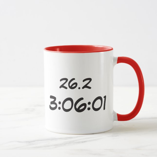 Tasse Courrier-Marathon de marathon du Wisconsin (Droite)