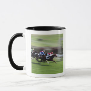 Tasse course de cheval