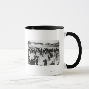 Tasse Course de chevaux en photographie de Saratoga