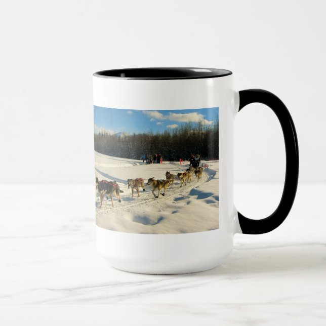 Tasse Course de chiens de traîneau Iditarod Trail (Droite)