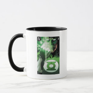 Tasse Couvercle rapproché de la lanterne verte