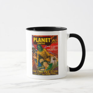 Tasse Couverture de magazine d'histoires de planète 6