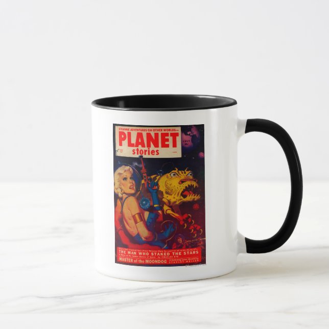Tasse Couverture du magazine Planet Stories (Droite)