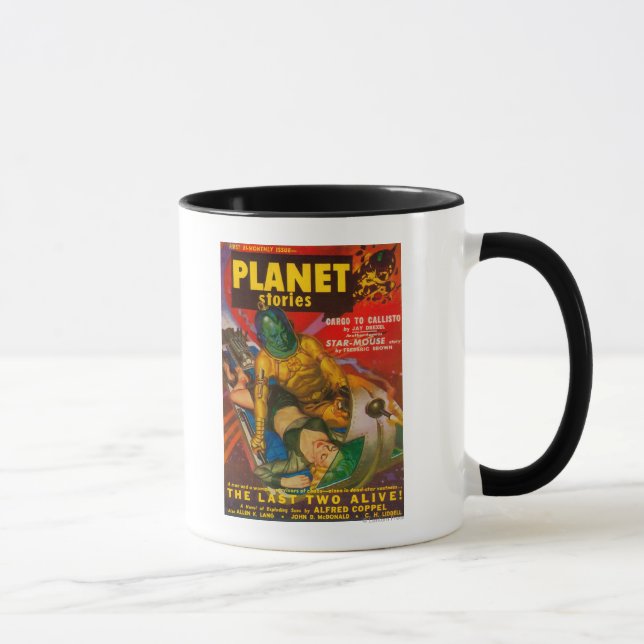 Tasse Couverture du magazine Planet Stories 6 (Droite)