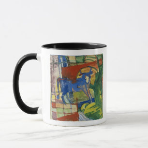 Tasse Cow bleue, 1914 (tempera sur le papier)