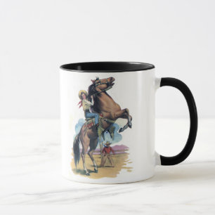 Tasse Cow-girl sur le cheval