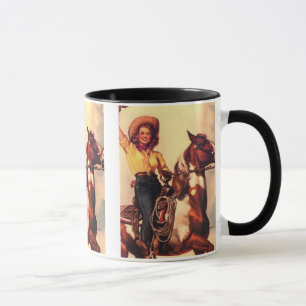 Tasse Cow-girl sur son cheval