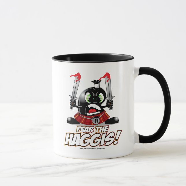 Tasse Craignez le Haggis (Droite)