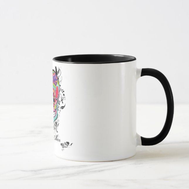 Tasse Crâne Calaveras Dia De Los Muertes Art de sucre (Droite)