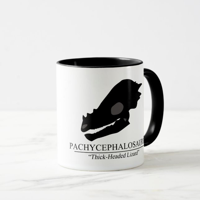Tasse Crâne de Pachycephalosaurus (Devant droit)