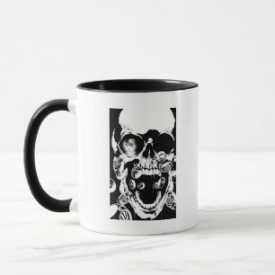 Tasse Crâne et anneaux