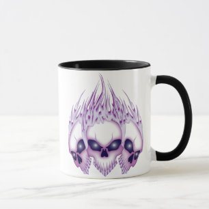 Tasse Crâne violet flamboyant