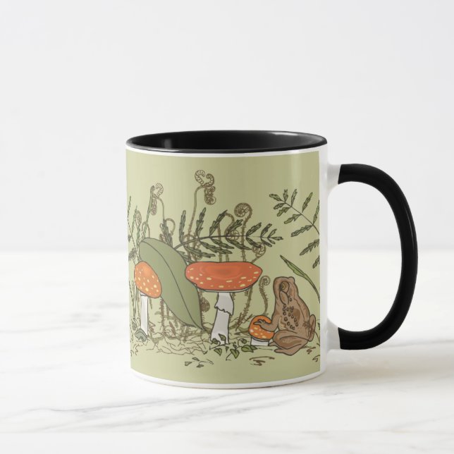 Tasse Crapaud et champignons (Droite)