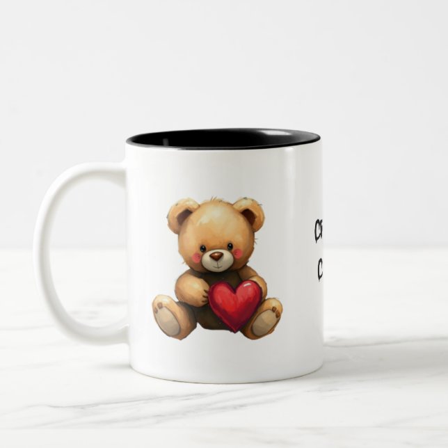 Tasse „Created to Create Teddy Bear“ 330ml (Links)