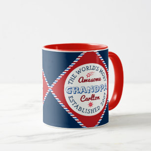 Tasse Créez votre propre logo Grand-père