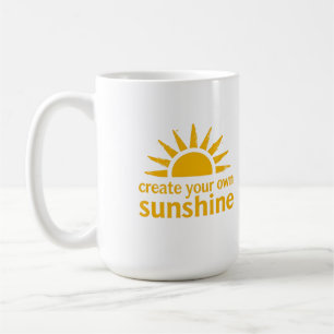 Tasse Créez Votre Soleil 