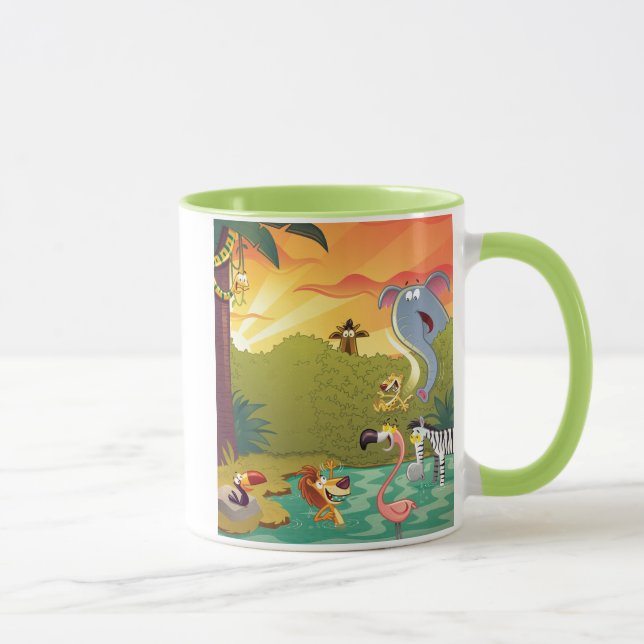 Tasse Crépuscule au trou d'eau (Droite)