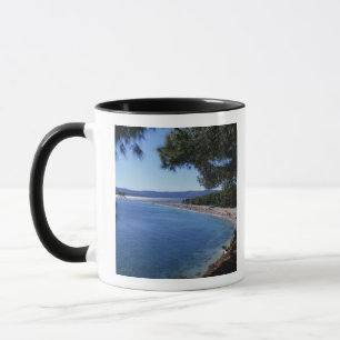 Tasse Croatie, île de Brac, Bol, plage de Golden Cape 2