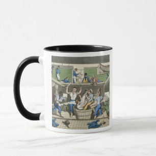 Tasse Croisement de la ligne, plat 'des aventures de J