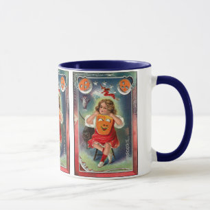 Tasse Cru - fille de Halloween avec le masque