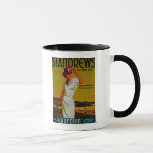 Tasse Cru PosterEurope d'algonquin de Saint Andrews