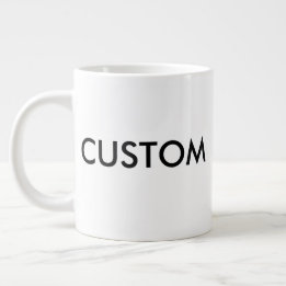 Tasse Cube à café blanc 20oz Jumbo très grande personnal