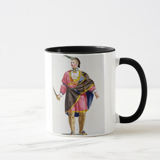 Tasse Cunne Shote, chef du Cherokees, 1780 (coloure (Droite)