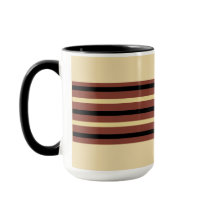 Tasse-Cup für Beige, Braun und Schwarz